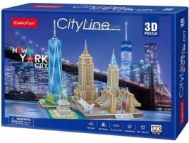 Puzzle 3D  New York (8 anos - 123 peças)