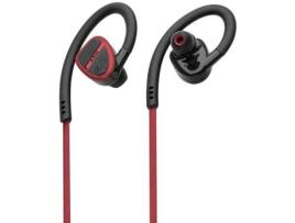 Auriculares Bluetooth AEG KH 4232 BT (In Ear - Atende Chamadas - Preto e Vermelho)