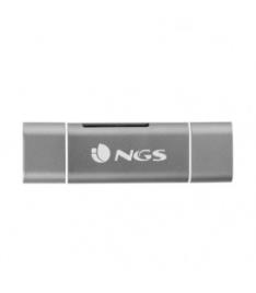 NGS ALLYREADER Leitor de Cartões Cinzento, Branco USB/MICRO-USB