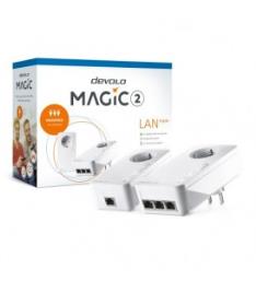 Devolo Magic 2 lan Triple, Starter Kit, Velocidade plc até 2400mbps c/ 3 Portas Gigabit - Pt8517