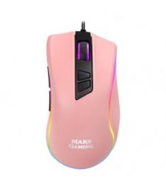 Rato Mars Gaming, 10000dpi, Pink Edition Mecanical Switches -mm218pink