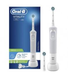 ORAL-B Vitality 170 CROSSACTION Adulto Escova de Dentes Rotativa Oscilante Branco