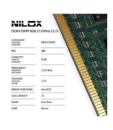 RAM DDR4 Dimm 8GB 2133MHZ CL15