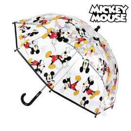 Guarda-chuva Bolha Mickey Mouse Transparente (ø 45 cm)