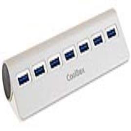 Hub USB CoolBox COO-HU7ALU3 Alumínio (7 Portas)