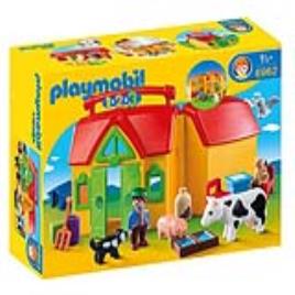 Playset Playmobil 1.2.3 Farm Playmobil (17 pcs)