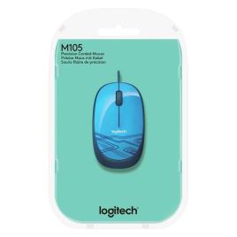 Rato Ótico Logitech M105 1000 dpi USB - Branco