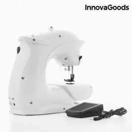 Máquina de Costura Compacta InnovaGoods 6 V 1000 mA Branco