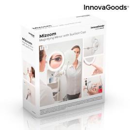 Espelho de Aumento LED com Braço Flexível e Ventosa Mizoom InnovaGoods