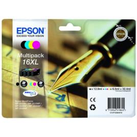 Tinteiro EPSON 16 Multipack 4 Cores XL + Alarme RF - WF-2010/251xx/26xx/27xx