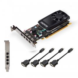 VGA PNY nVIDIA QUADRO P1000 V2 4GB GDDR5 PCIe 3.0 16x 4 miniDP1.4-4DVI c-LP bracket