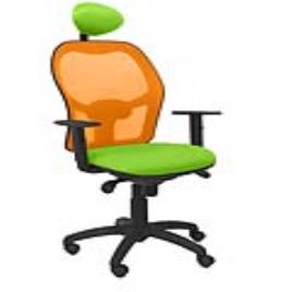 Cadeira de escritório com apoio para a cabeça Jorquera P&C BALI22C Verde Pistáchio