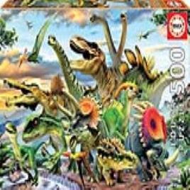 Puzzle Educa Dinossauros 500 Peças