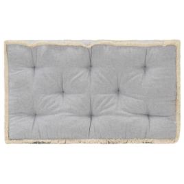 Almofadão para sofá de paletes 73x40x7 cm cinzento