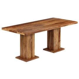Mesa de jantar robusta madeira de sheesham maciça 175x90x77 cm