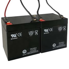 180088 Baterias suplentes para scooters elétricas 2 pcs 12 V 4,5 Amp