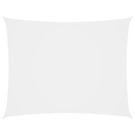 Para-sol estilo vela tecido oxford retangular 2,5x4 m branco