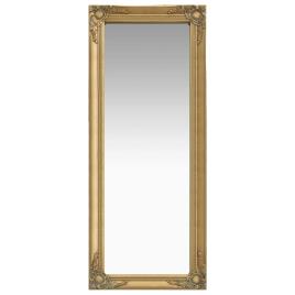 Espelho de parede estilo barroco 50x120 cm dourado