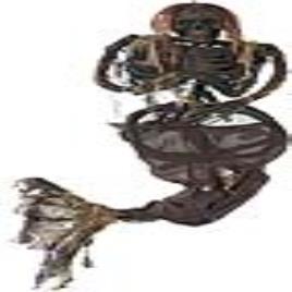Decoração Suspensa Esqueleto Sereia (170 Cm)