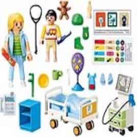 Playset City Life Children's Hospital Ward Playmobil 70192 (47 pcs)