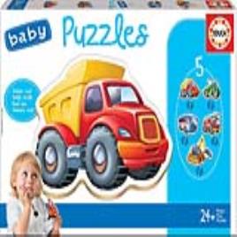 Set de 5 Puzzles Baby Educa Veículos