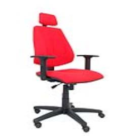 Cadeira de escritório com apoio para a cabeça  Montalvos P&C LI350CB Vermelho