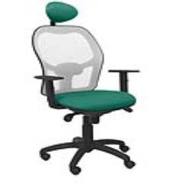 Cadeira de escritório com apoio para a cabeça Jorquera P&C ALI456C Verde