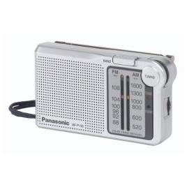 Rádio Portátil Panasonic RFP150 Prateado