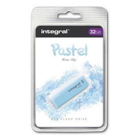 Disco USB 2.0 Pastel, 32 GB, Azul