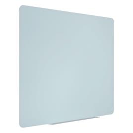 BI-OFFICE Quadro magnético de limpeza a seco, superfície de vidro temperado branco, 4 mm, 900 x 600 mm