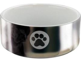 Comedouro para Cães TRIXIE (Cinzento - 19cm - 1.5L - Cerâmica)