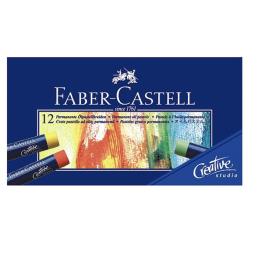 FABER-CASTELL Lápis de Pastel à Base de Óleo Creative Studio, 12 Unidades