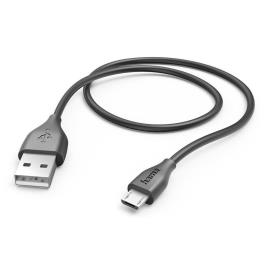 hama Cabo de Sincronização e Carregamento Micro USB, 1,4 m, Preto