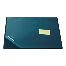 Base de Secretária, 50 x 63 cm, PVC, Azul e Cobertura Transparente