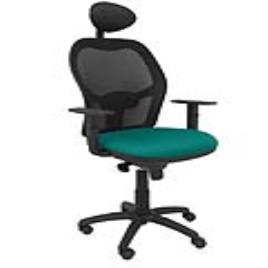 Cadeira de escritório com apoio para a cabeça Jorquera P&C BALI39C Verde Claro