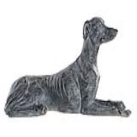 Figura Decorativa  Fibra de Vidro Cão (69 x 24 x 36 cm)
