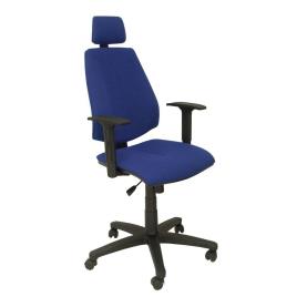Cadeira de escritório com apoio para a cabeça  Montalvos P&C LI229CB Azul