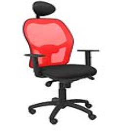 Cadeira de escritório com apoio para a cabeça Jorquera P&C ALI840C Preto