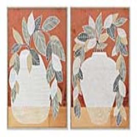Pintura DKD Home Decor Vaso (2 pcs) (52 x 2.7 x 72 cm)