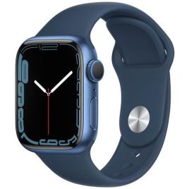 Apple Watch Series 7 41mm - Alumínio Azul | Bracelete Desportiva - Azul Abissal