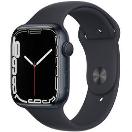 Apple Watch Series 7 45mm - Alumínio Meia-Noite | Bracelete Desportiva - Meia-Noite