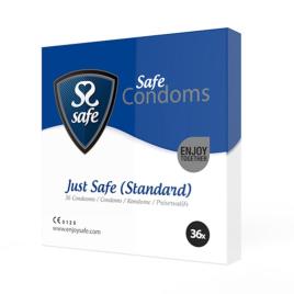Preservativos Just Safe Standard (36 unidades) Safe 20442