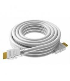 Professional INSTALLATION-GRADE Hdmi Cabo - 4K - Hdmi Version 2.0 - Gold Plated Connectors - Ethernet - Hdmi (M) to Hdmi (M) - Outer Diameter 9.5 MM - 24 AWG - 15 M - White