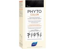 Coloração PHYTO Phytocolor 1 Preto Coloração Permanente Sem Amoníaco