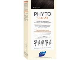 Coloração PHYTO Phytocolor 4 Castanho Coloração Permanente Sem Amoníaco
