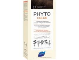 Coloração PHYTO Phytocolor 5.7 Castanho Claro Marron Coloração Permanente Sem Amoníaco