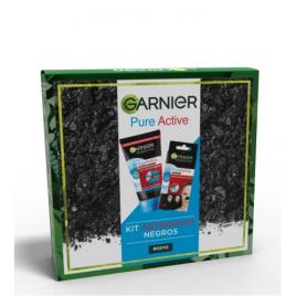 Garnier Pure Active Kit Antipontos Negros