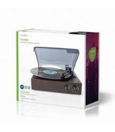 Nedis Gira- discos Vinyl 18w Bluetooth c conversão Digital Para pc
