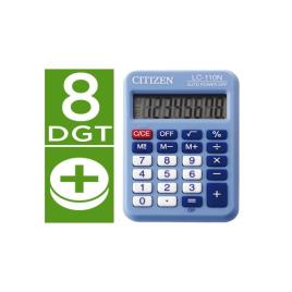 Máquina de calcular / Calculadora azul LC-110 CITIZEN