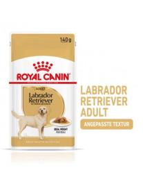 Labrador Adulto, Alimento Húmido 10 X 140gr